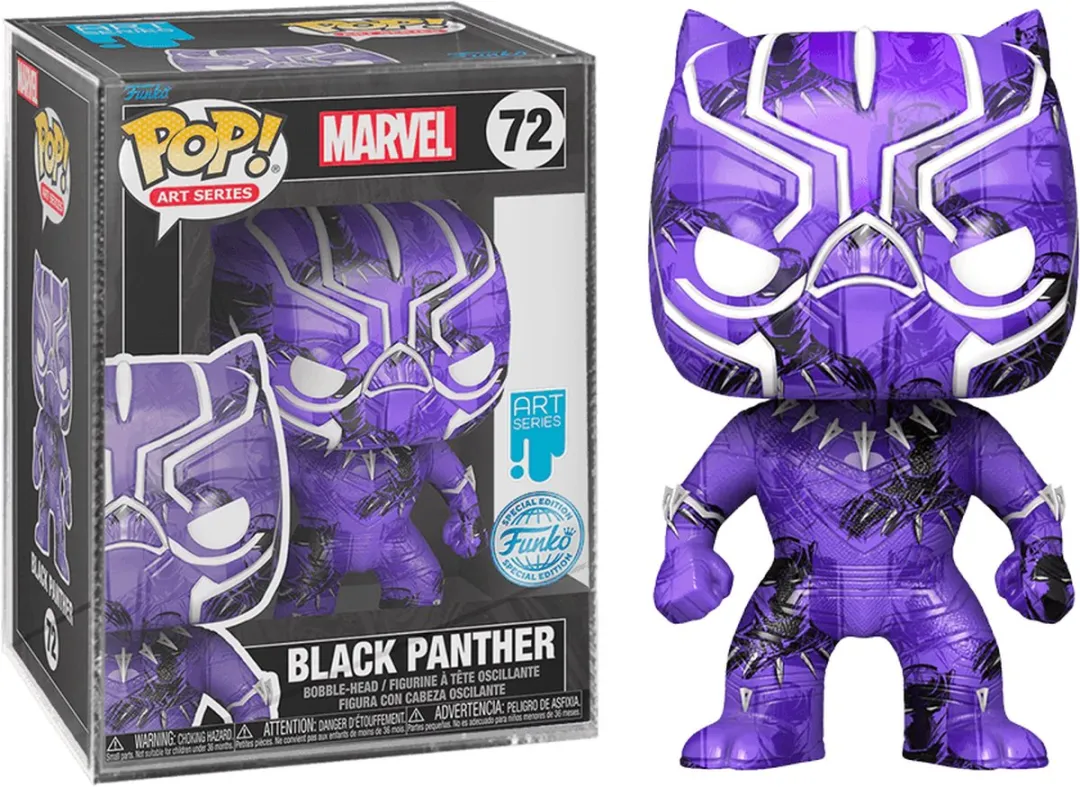 Funko Black Panther POP! Artist Series Paars Verzamelfiguur