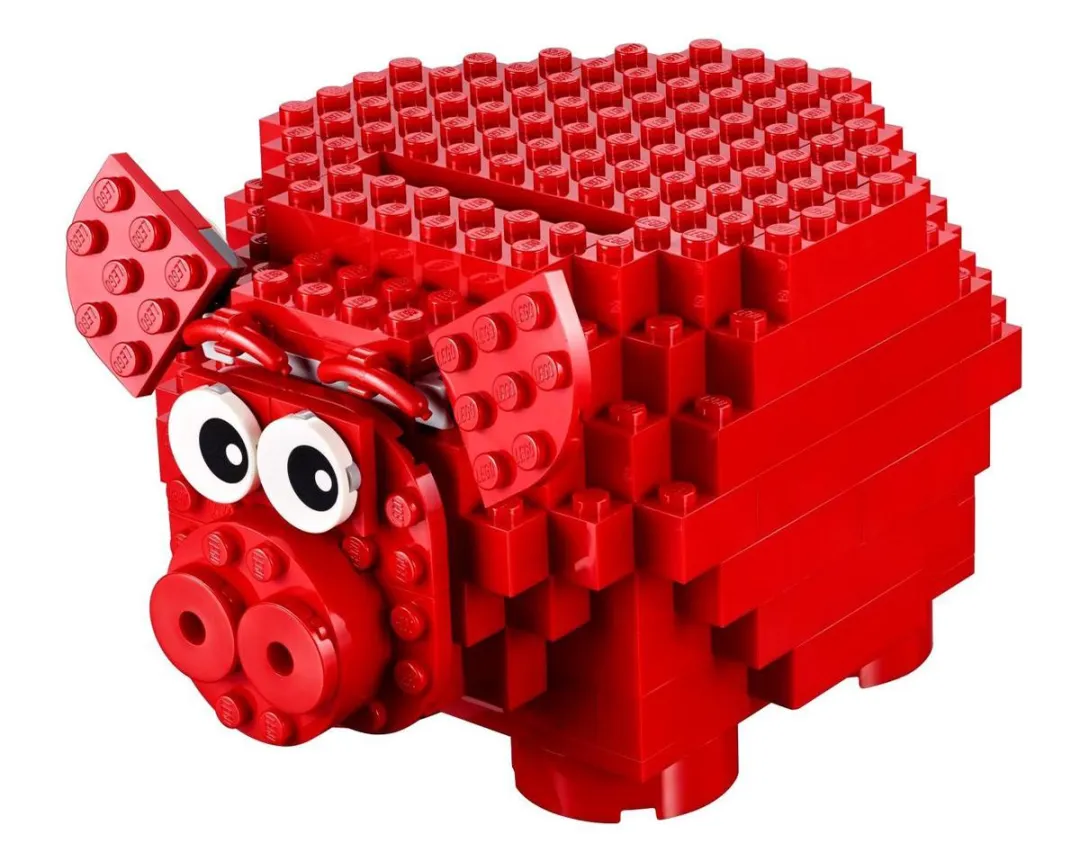 LEGO Spaarvarken 40155 - 148 Stukken - Geel