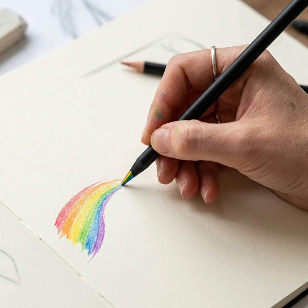 NUVEX Regenboog Potloden 12 Stuks