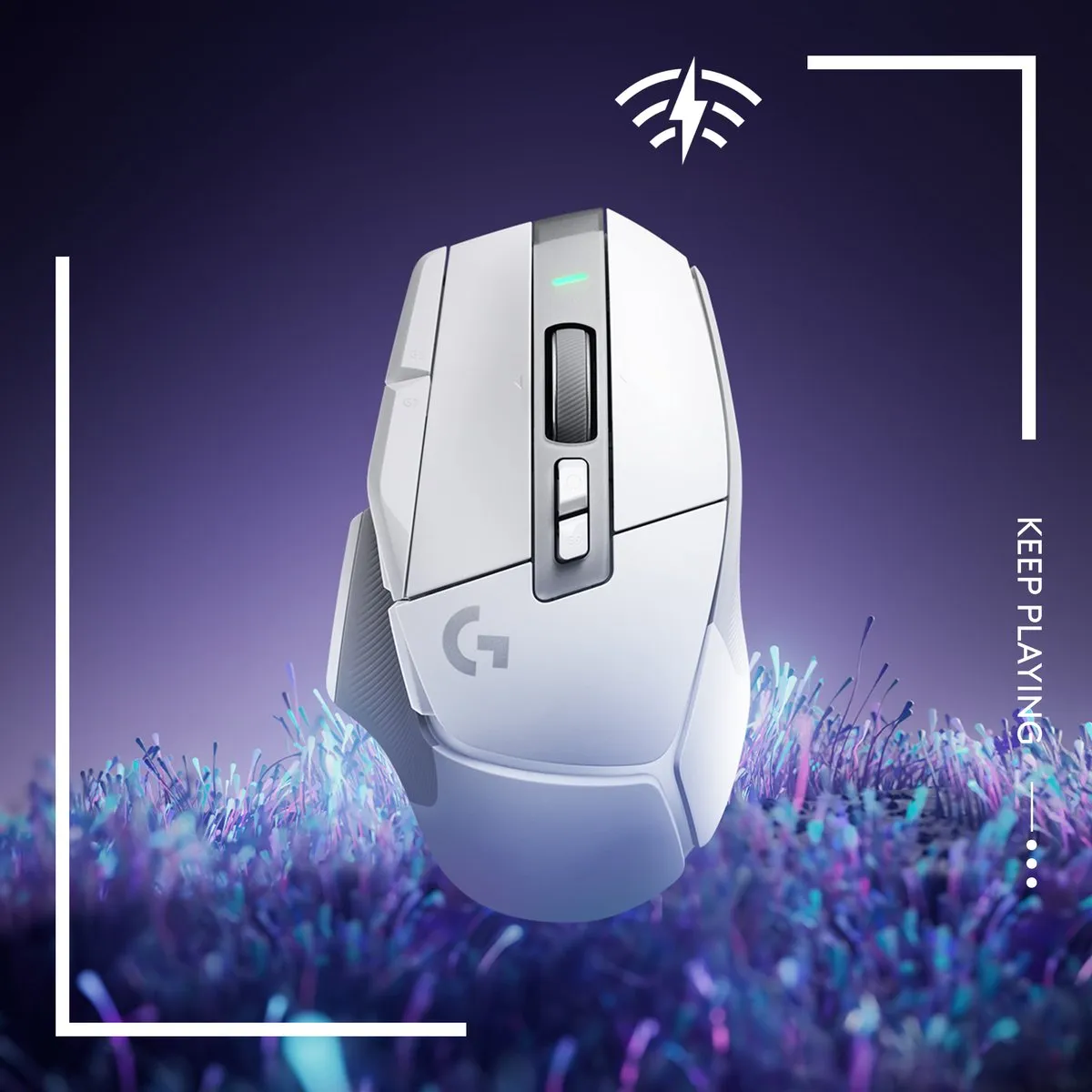Logitech G G502 X Lightspeed Gaming Muis - Rechtshandig - 13 Knoppen - Wit - afbeelding 6 van 6