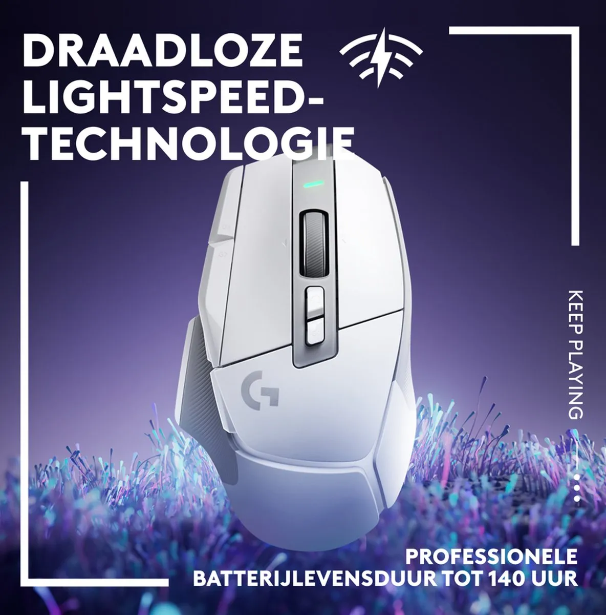 Logitech G502 X Lightspeed - Draadloze Gaming Muis - Rechtshandig - Optisch - Wit