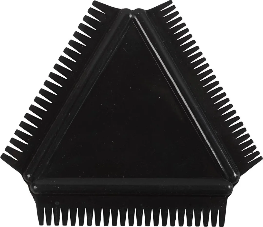 Creativ Company Rubber Textuur Kam 9cm