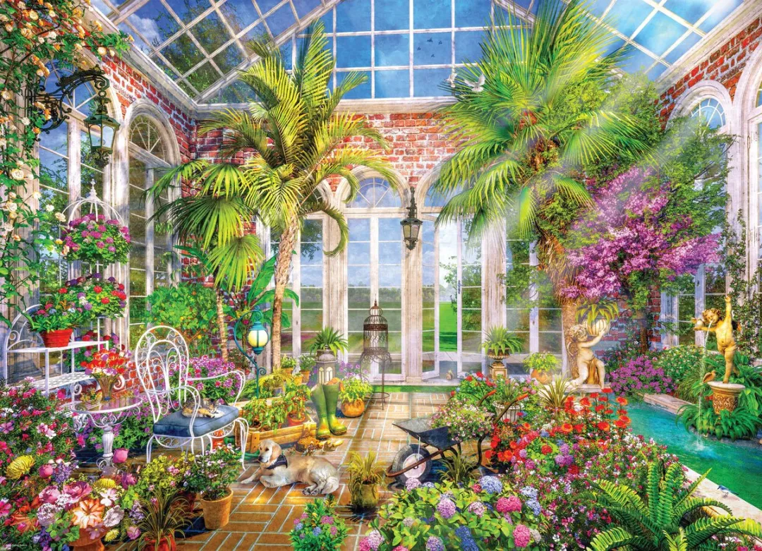 Eurographics Glass Garden Dominic Davison Legpuzzel 1000 Stuks