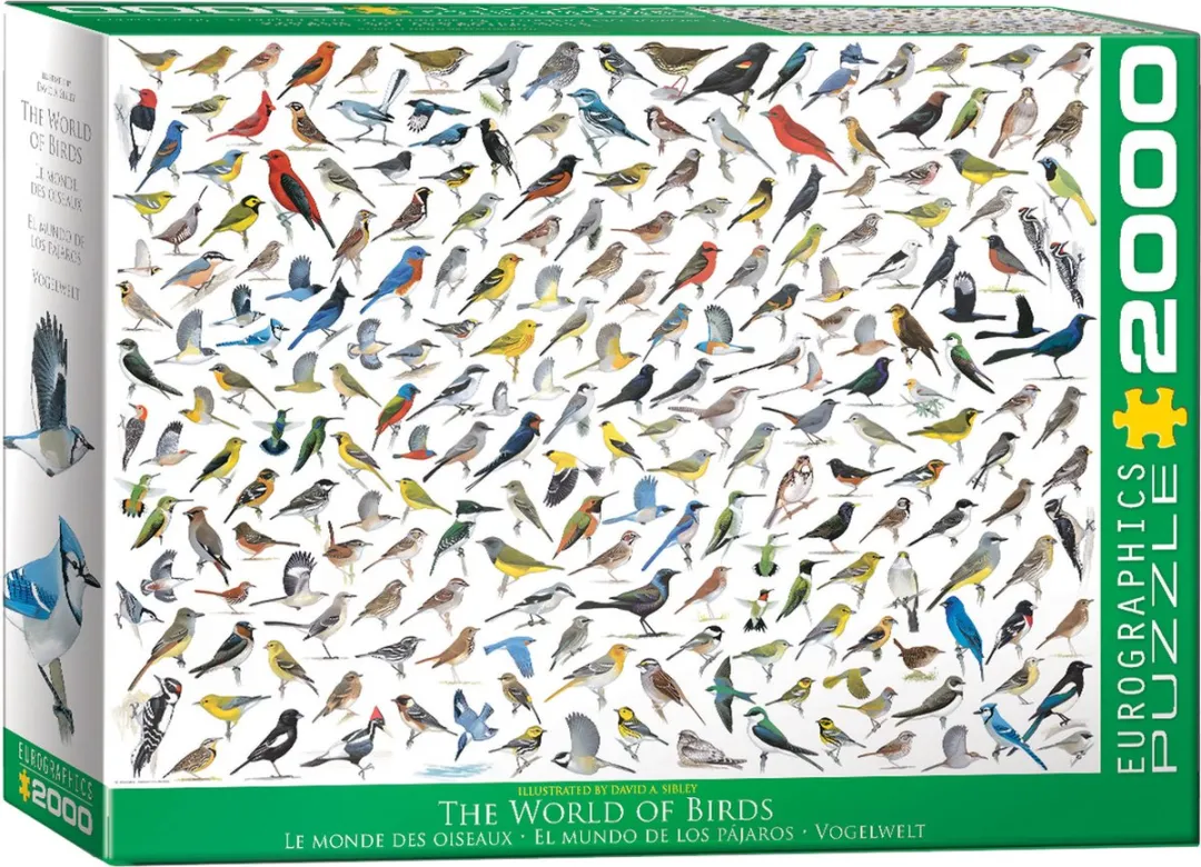 Eurographics De Wereld van Vogels David Sibley Legpuzzel 2000 Stuks - eu8220-0821