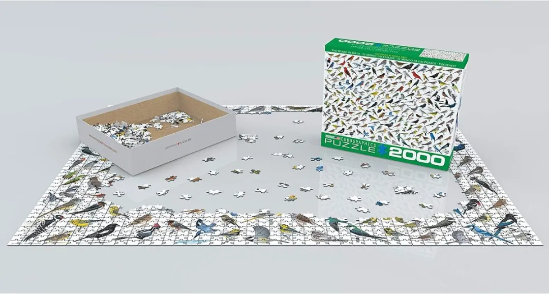 Eurographics De Wereld van Vogels David Sibley Legpuzzel 2000 Stuks - eu8220-0821
