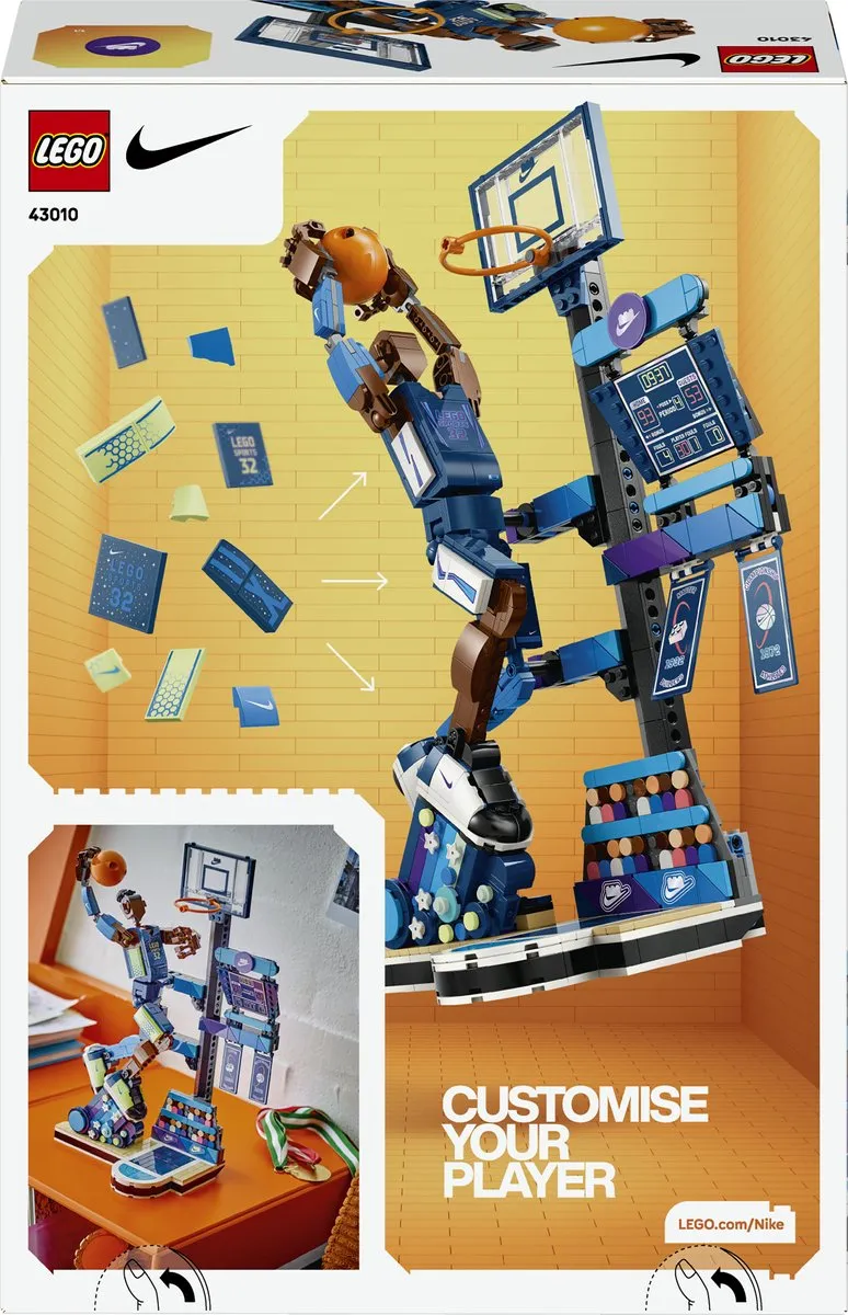 LEGO Nike Slam Dunk 43010 - 809 Stukken - Meerkleurig