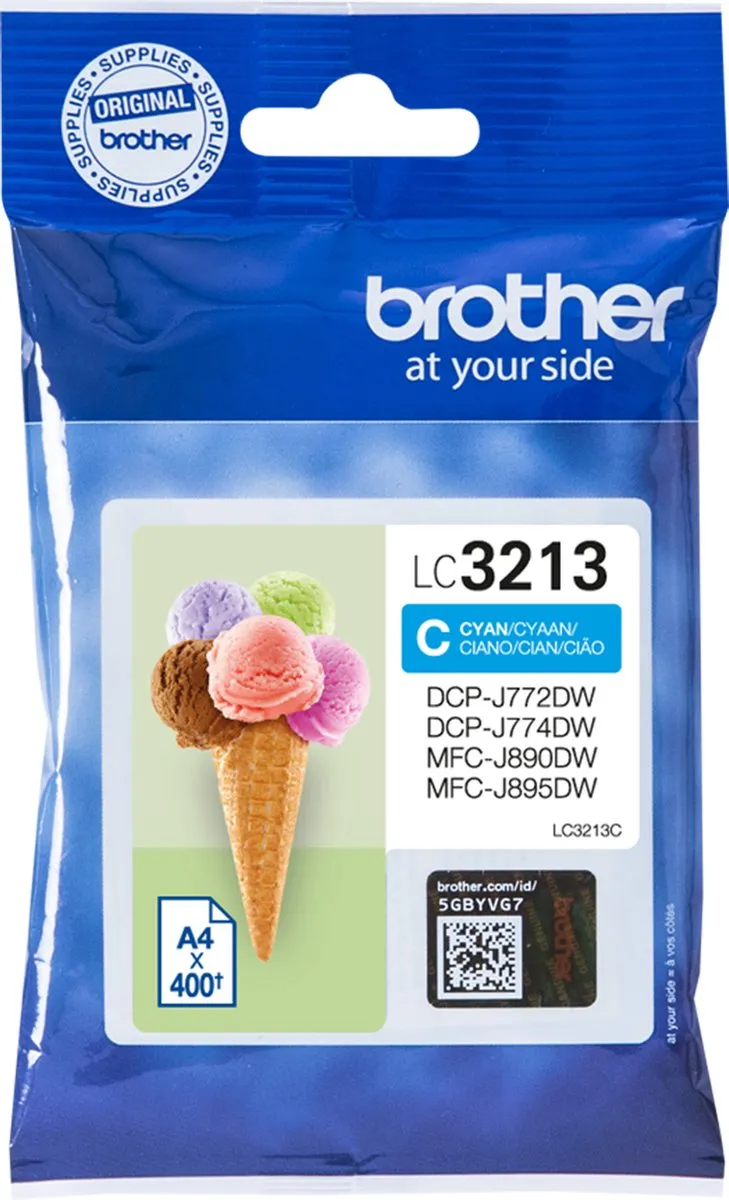 Brother LC-3213C Cyaan Inktcartridge XL - 91ml