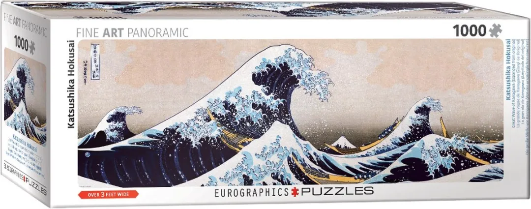 Eurographics De Grote Golf bij Kanagawa Legpuzzel 1000 Stuks