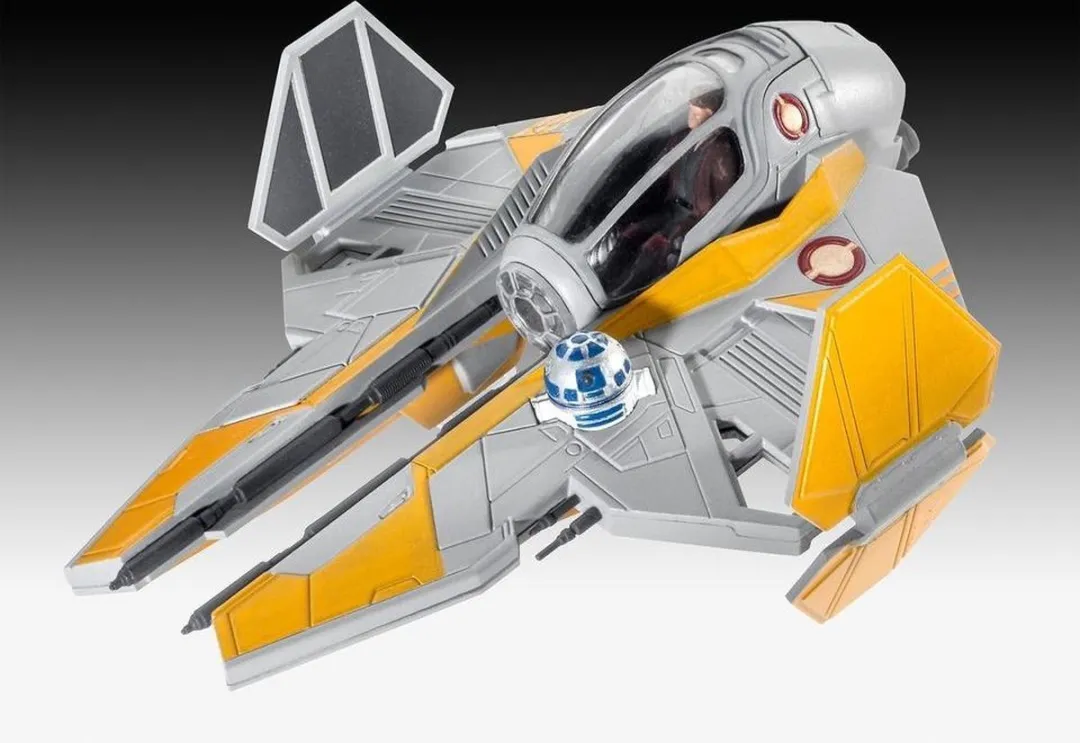 Revell Anakin's Jedi Starfighter 1:58 Montagekit - 21 Onderdelen - Zilver/Geel