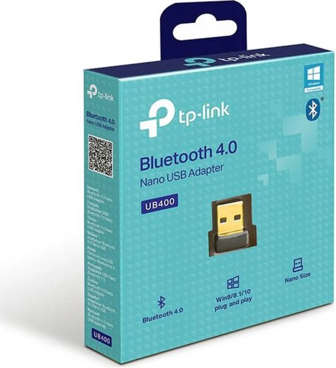 TP-Link UB400 Bluetooth 4.0 Adapter - Zwart