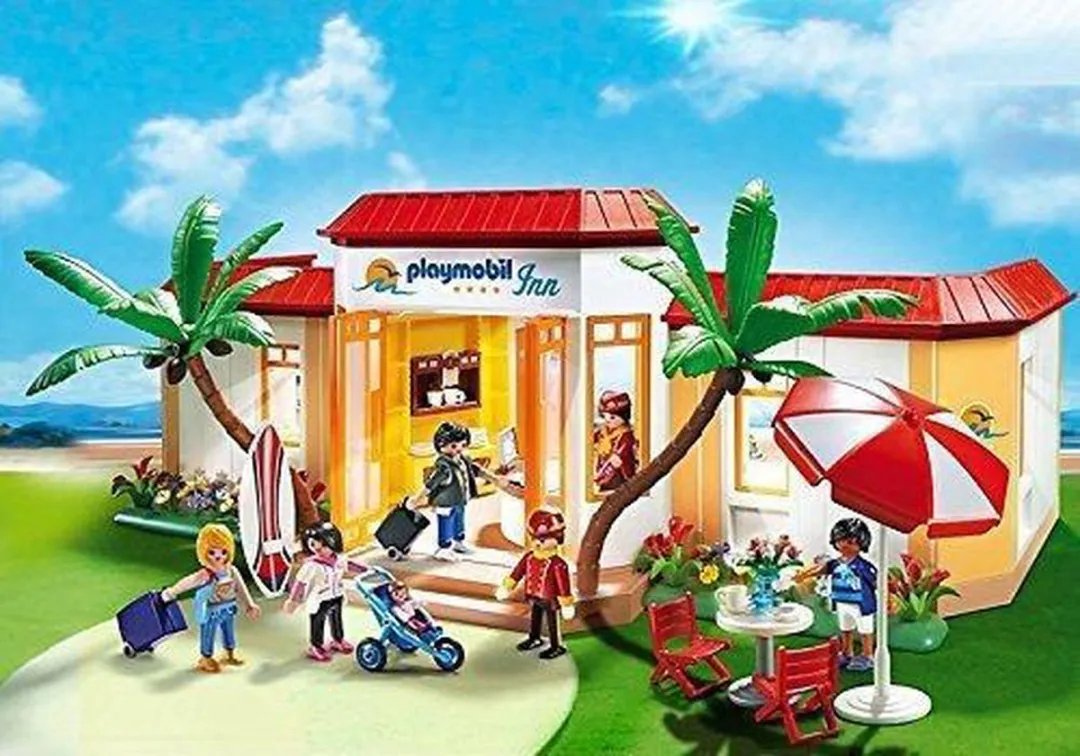 Playmobil Tropisch Strandhotel 5998 - Wit/Geel/Rood/Blauw