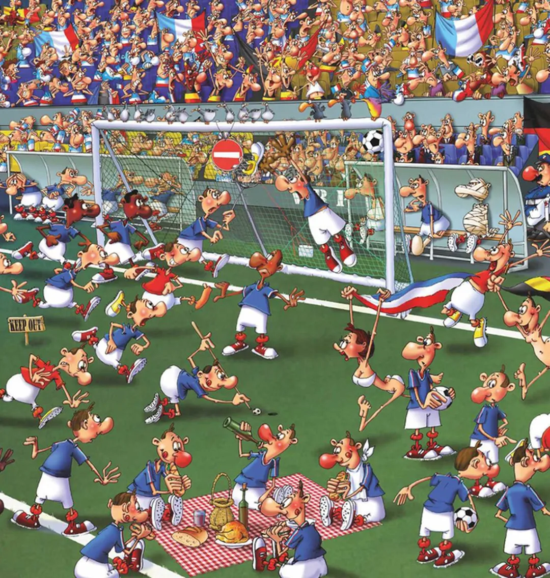Piatnik Voetbal Puzzel - 1000 Stuks - Multi