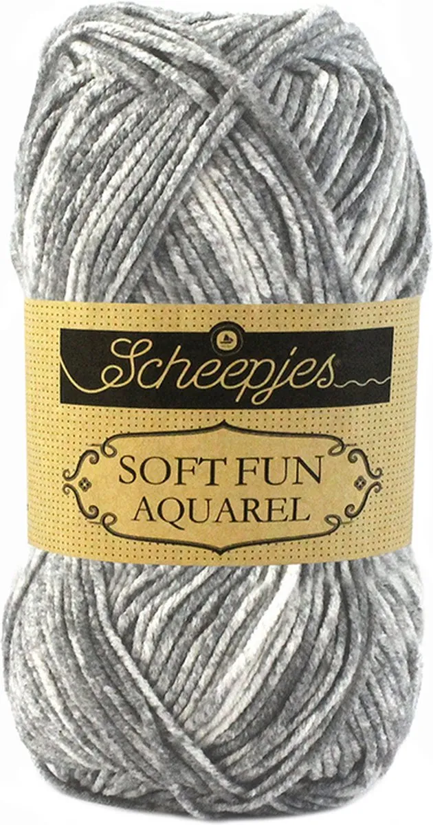 Scheepjes Softfun Aquarel 50g - Grijs