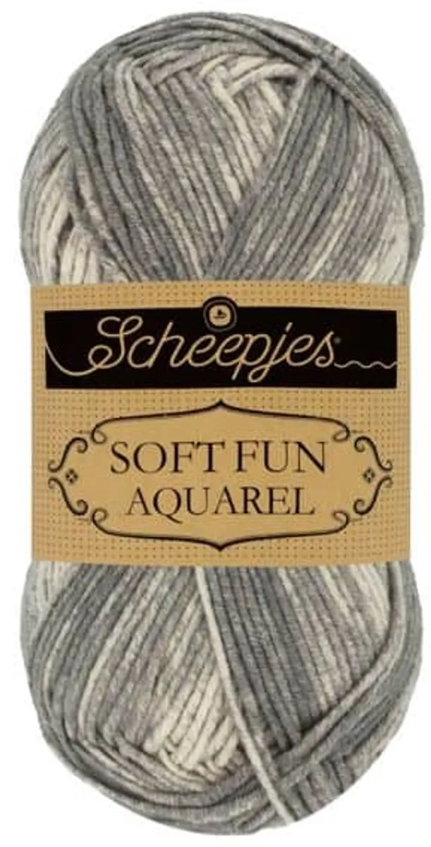 Scheepjes Softfun Aquarel 50g - Grijs