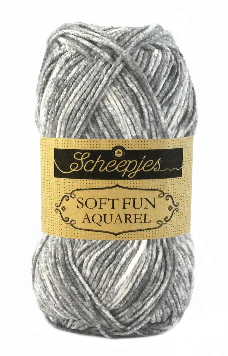 Scheepjes Softfun Aquarel 50g - Grijs