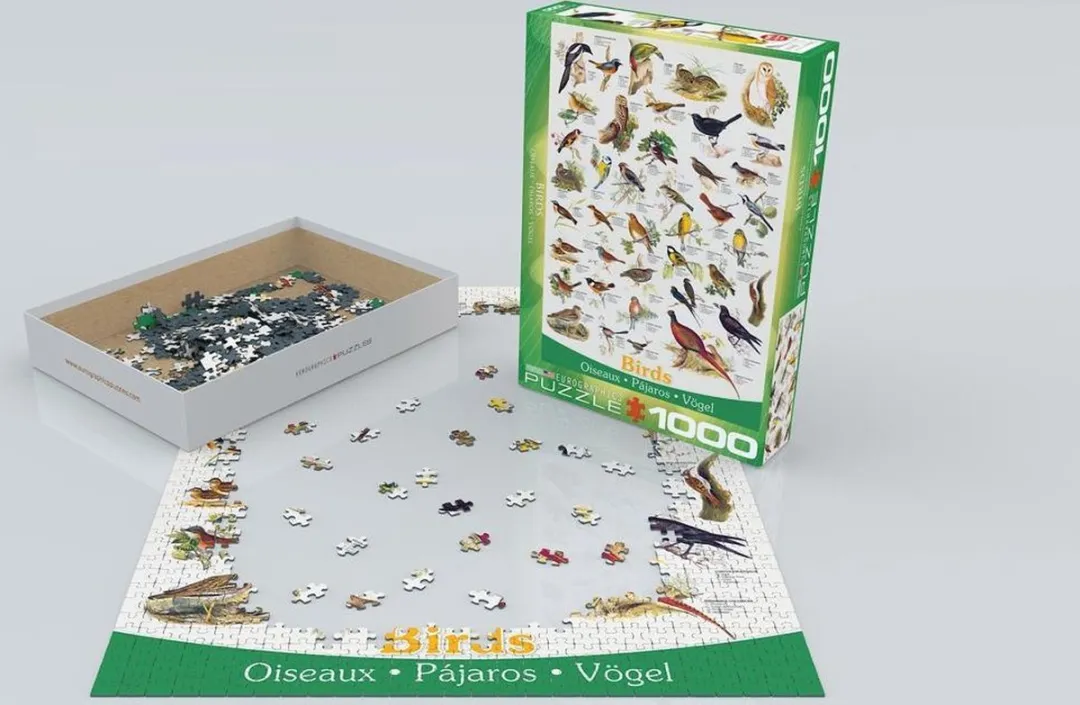 Eurographics Vogels Legpuzzel 1000 Stuks - 48x68cm - Meerkleurig