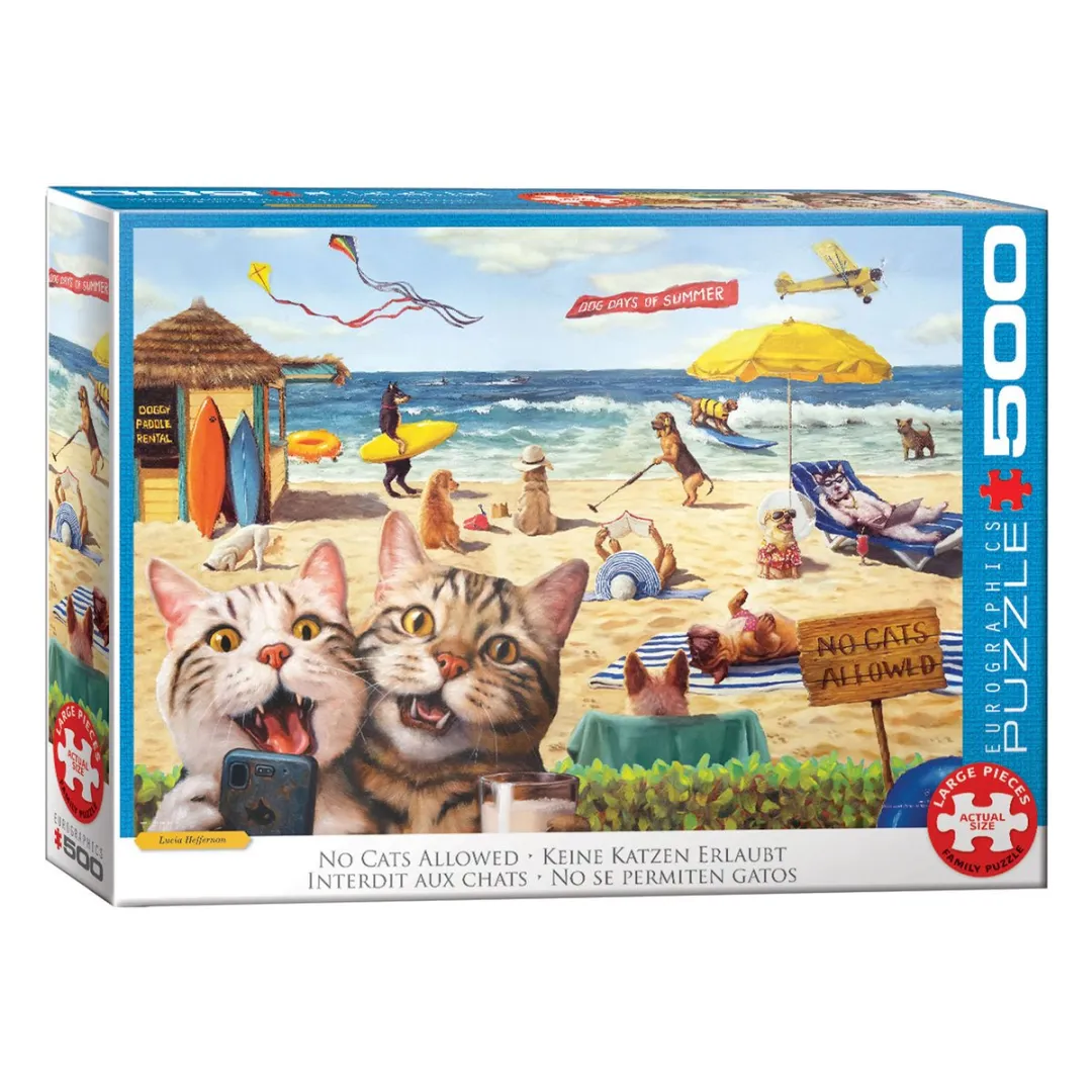Eurographics Lucia Heffernan Geen Katten Toegestaan Puzzel 500 Stuks