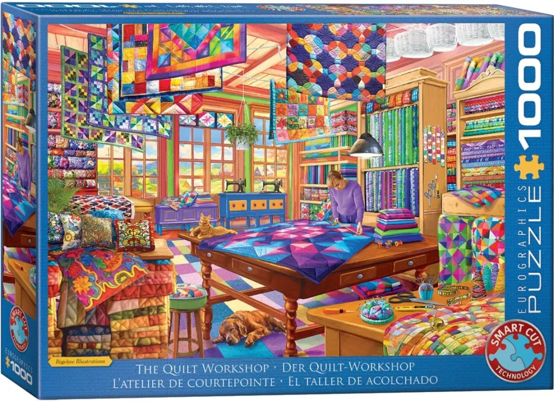Eurographics The Quilt Workshop Bigelow Illustrations Legpuzzel 1000 Stuks