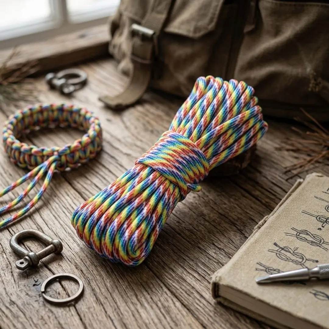NUVEX Multicolor Nylon Koord 16m - Armband & Knutsel