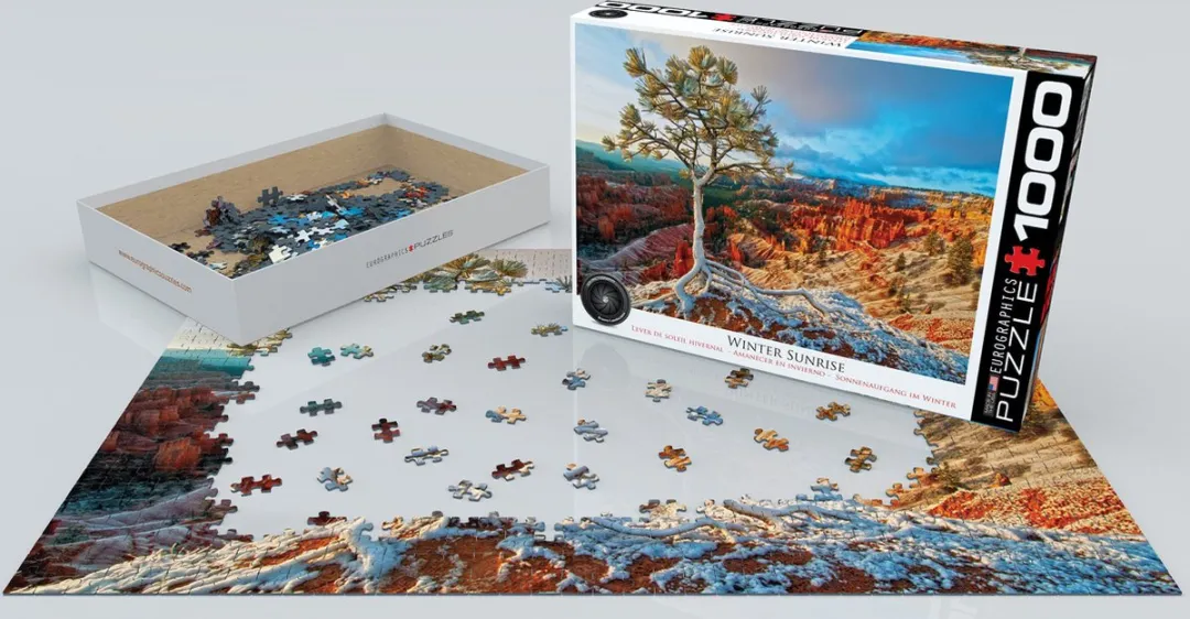 Eurographics Winterzonsopgang Legpuzzel 1000 Stuks - eu6000-0692 - Meerkleurig