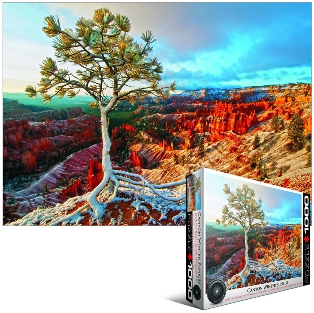 Eurographics Winterzonsopgang Legpuzzel 1000 Stuks - eu6000-0692 - Meerkleurig