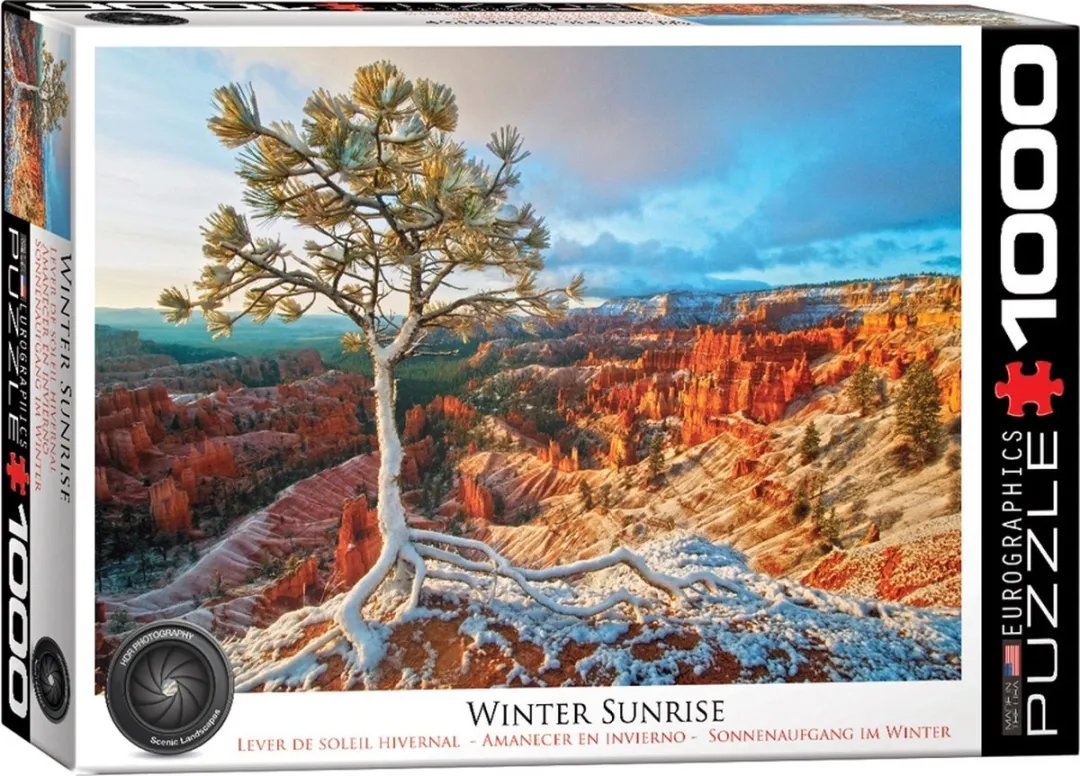 Eurographics Winterzonsopgang Legpuzzel 1000 Stuks