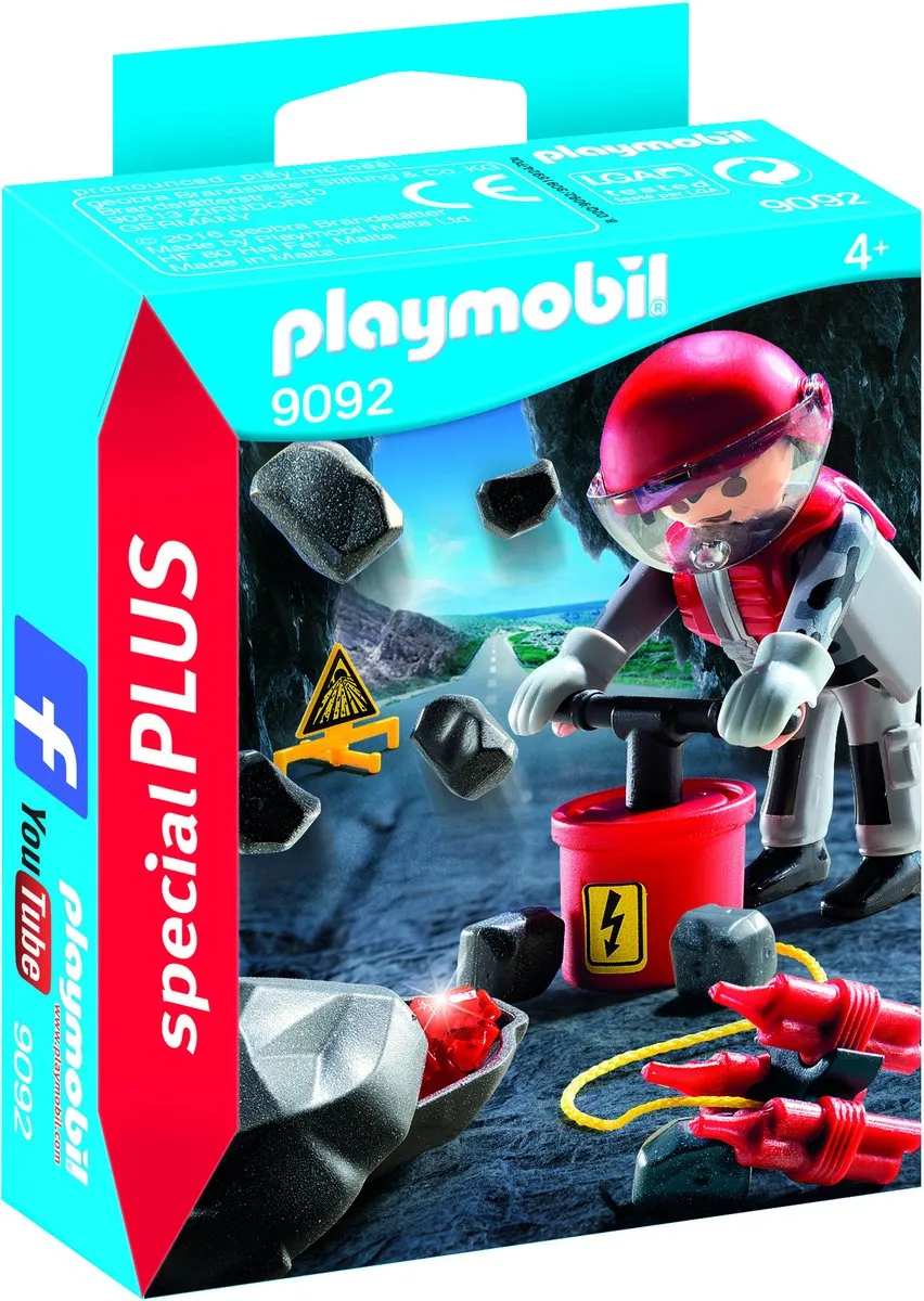 Playmobil Explosievenexpert 9092 - Rood - afbeelding 6 van 6