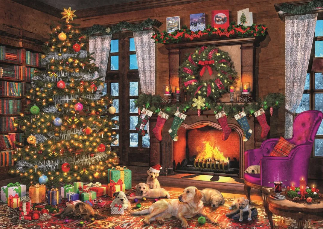 Trefl Puzzle 1000 Stuks Christmas is coming - Meerkleurig