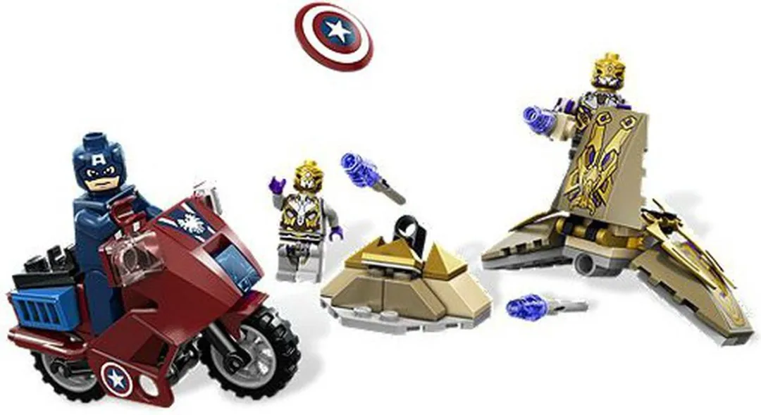 LEGO Super Heroes Captain America's Avenging Cycle 6865 - 72 Stukken