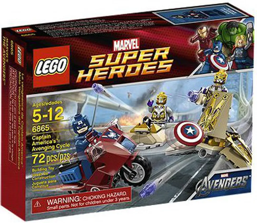 LEGO Super Heroes Captain America's Avenging Cycle 6865