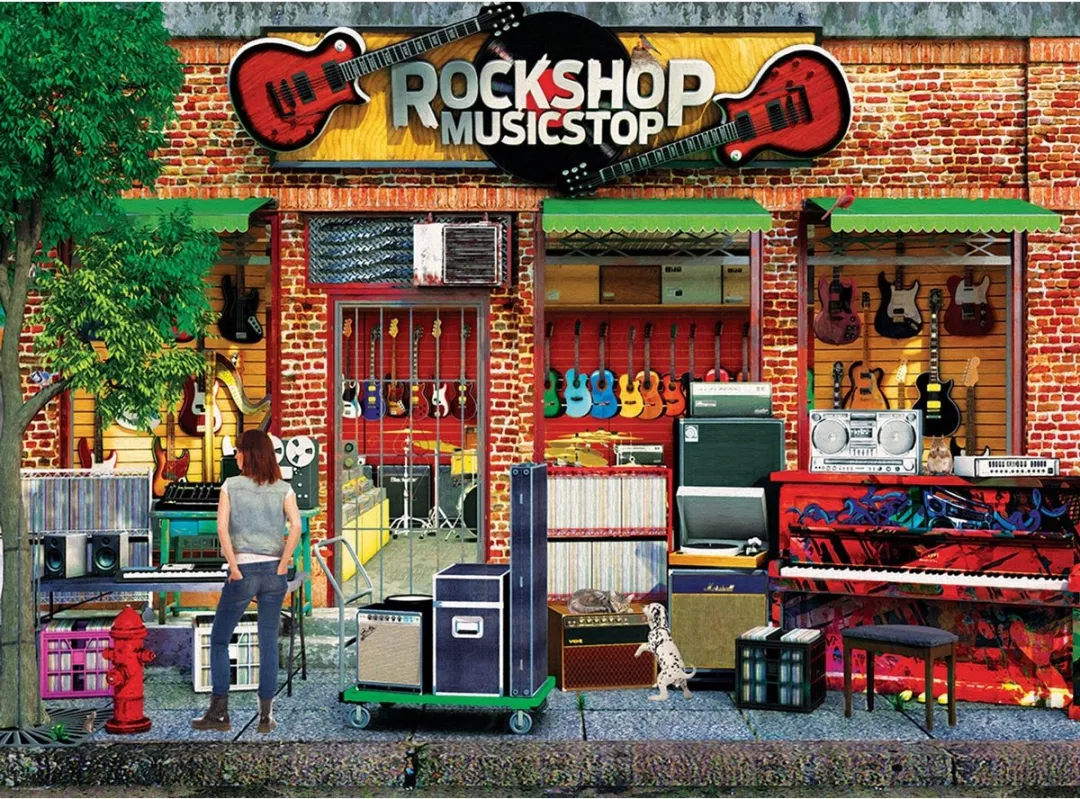 Eurographics Rockwinkel Paul Normand Legpuzzel 1000 Stuks - Meerkleurig