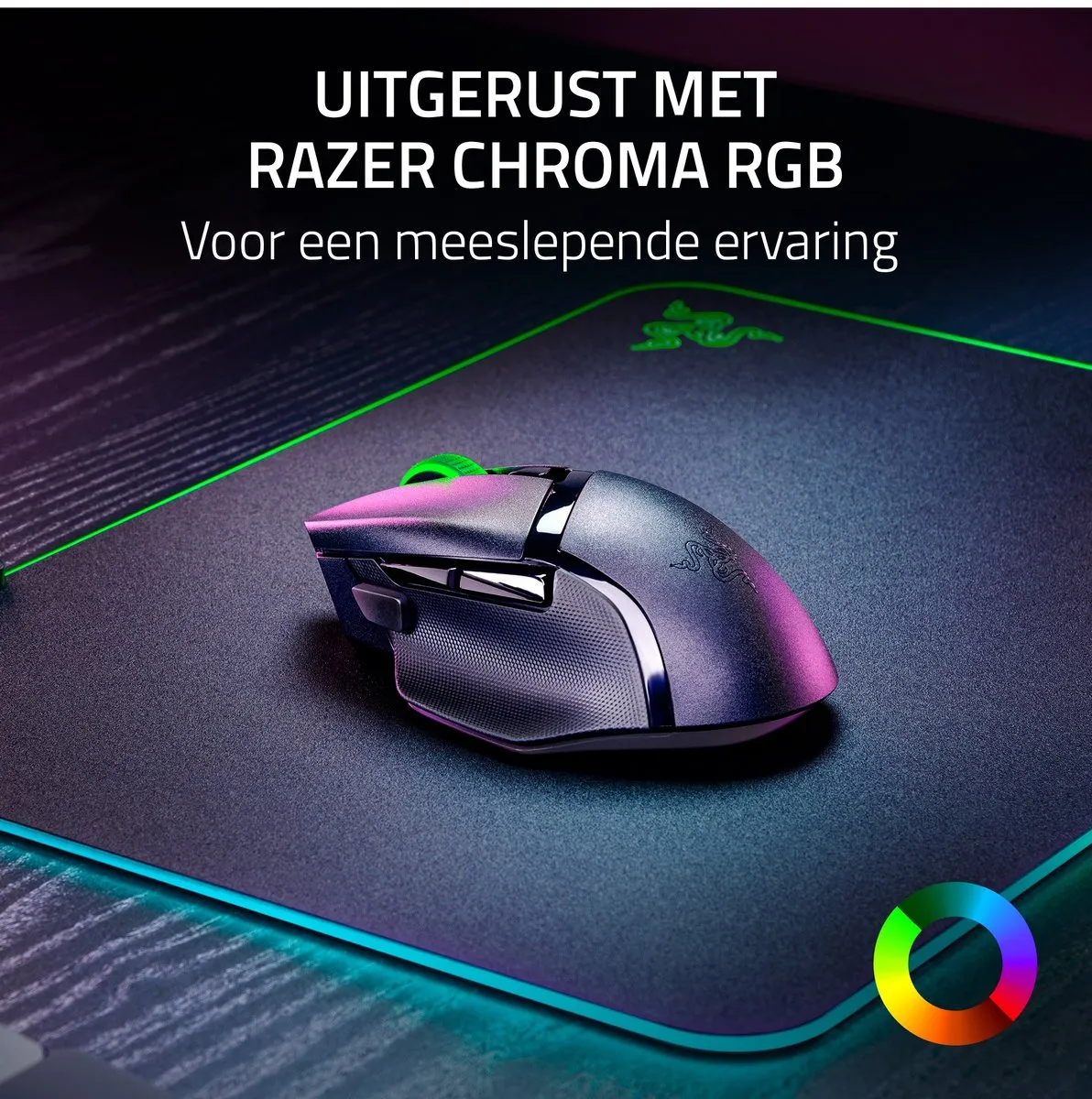 Razer Basilisk V3 X HyperSpeed Gaming Muis RZ01-04870100-R3G1 - 18.000 DPI