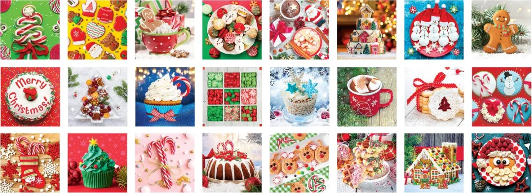 Eurographics Adventskalender 24x50 Stuks - Meerkleurig