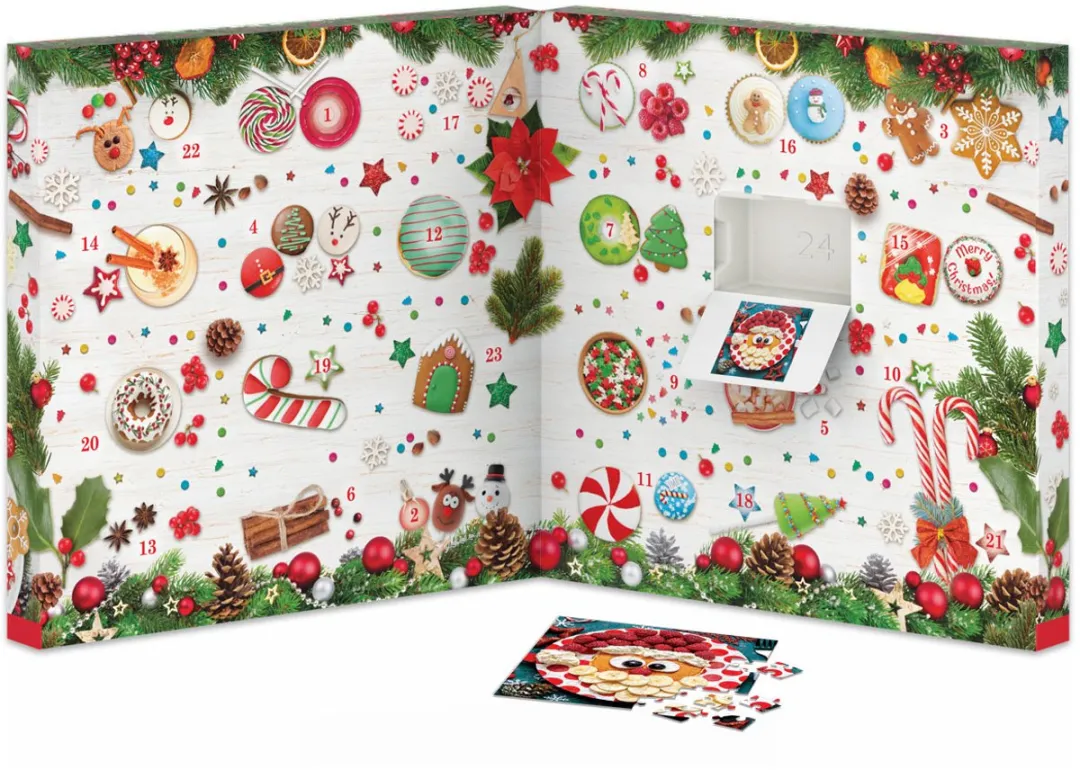 Eurographics Adventskalender 24x50 Stuks - Meerkleurig