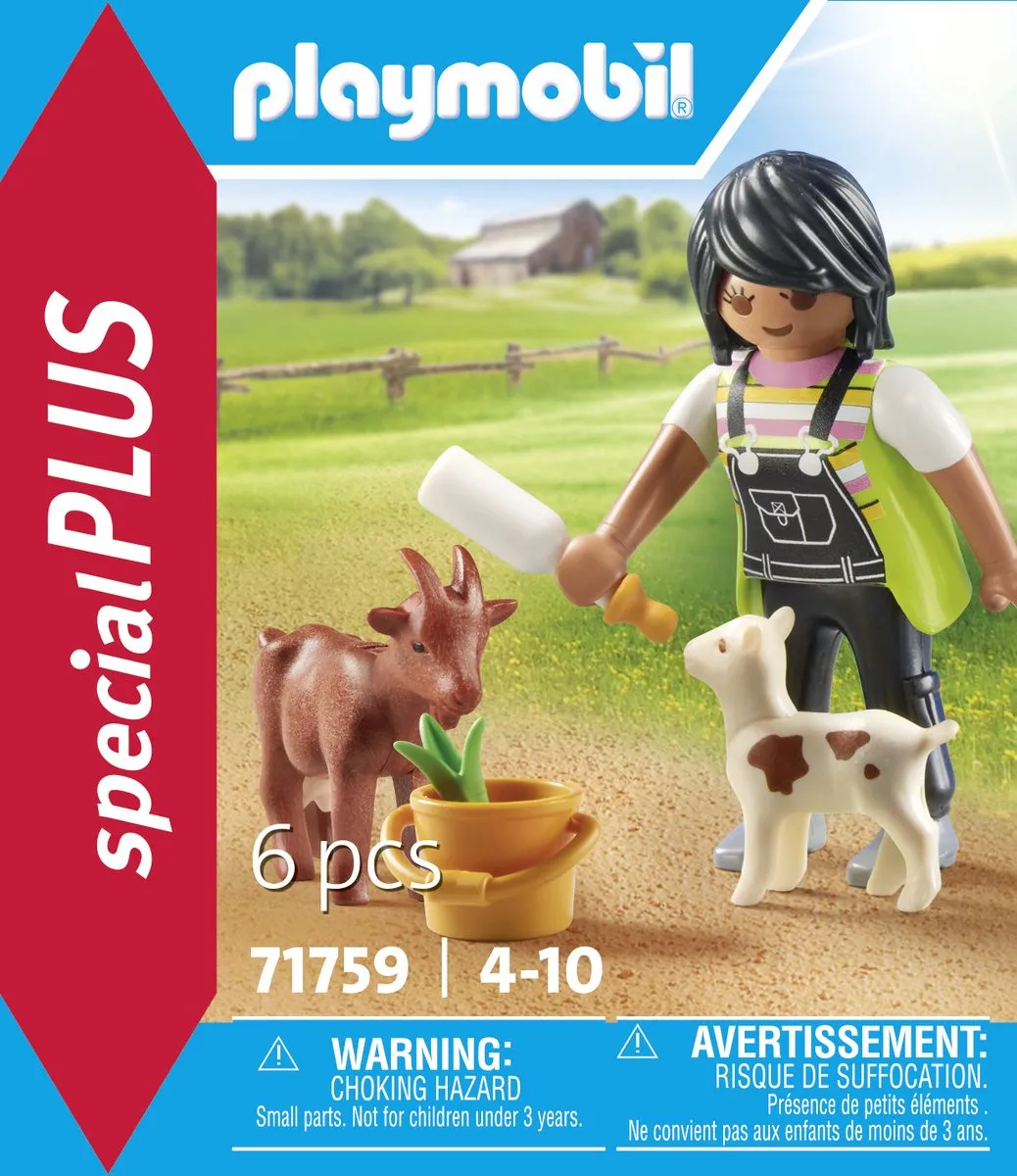 Playmobil Special Plus Vrouw met geiten 71759 - Multicolor - afbeelding 6 van 6
