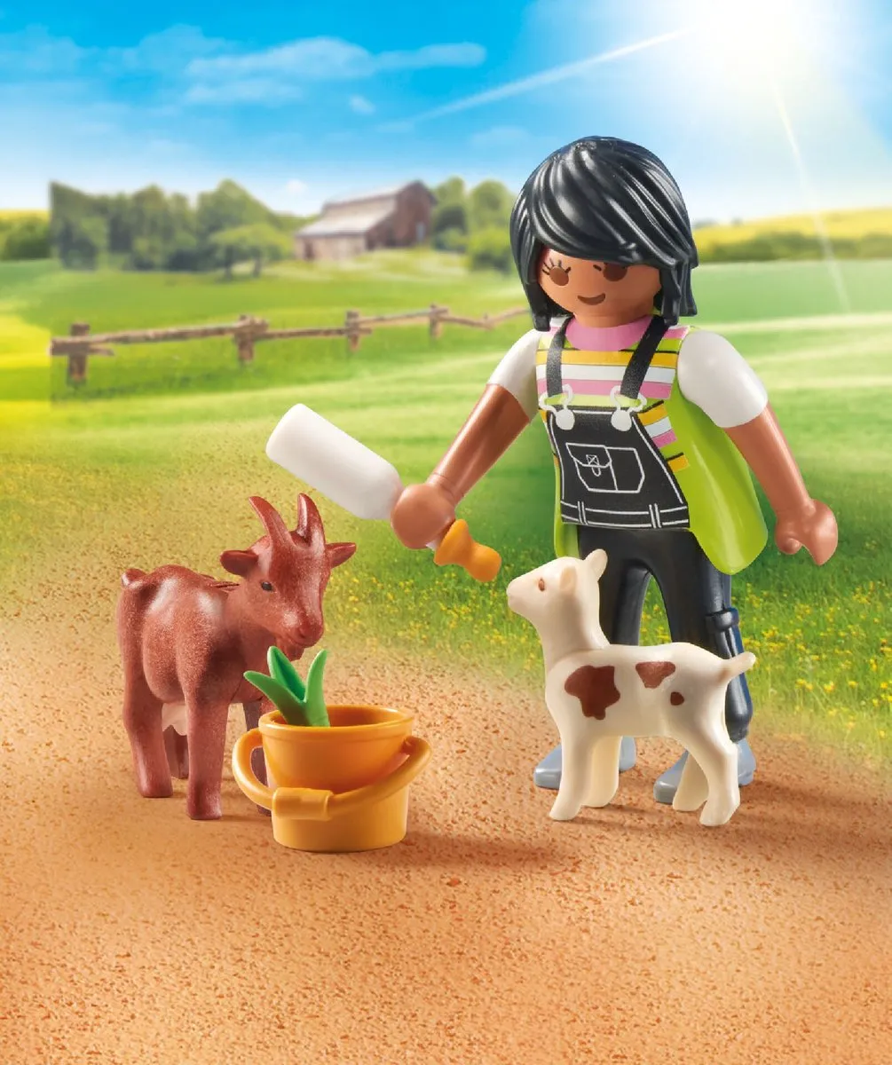 Playmobil Special Plus Vrouw met geiten 71759 - Multicolor