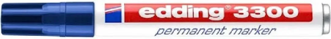 edding 3300 Permanente Marker Blauw - 10 Stuks - afbeelding 6 van 6