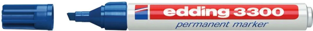 edding 3300 Permanente Marker Blauw - 10 Stuks - afbeelding 5 van 6
