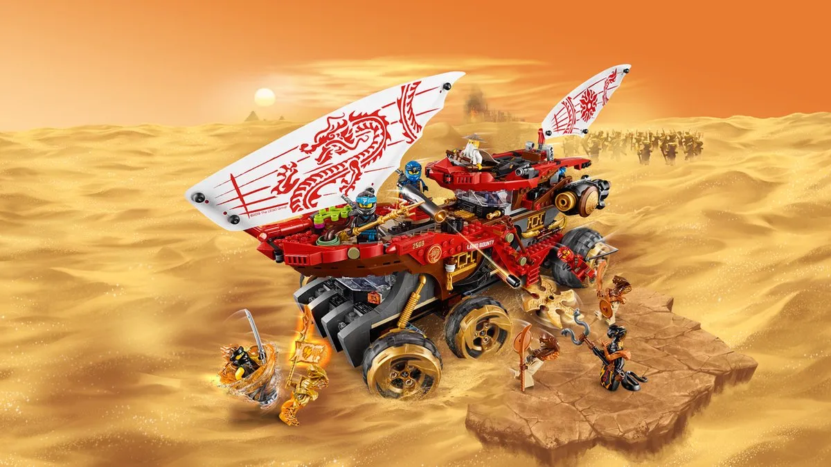 LEGO Ninjago Landbounty 70677 - 1178 Stukken - 9 Minifiguren - afbeelding 6 van 6