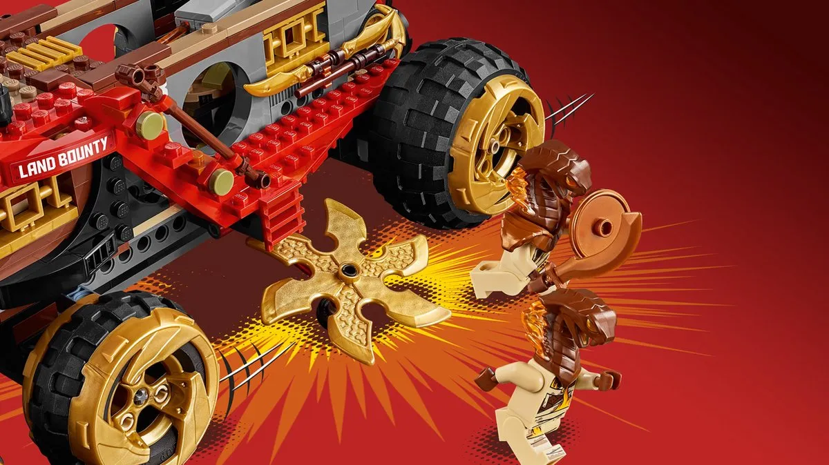 LEGO Ninjago Landbounty 70677 - 1178 Stukken - 9 Minifiguren - afbeelding 4 van 6