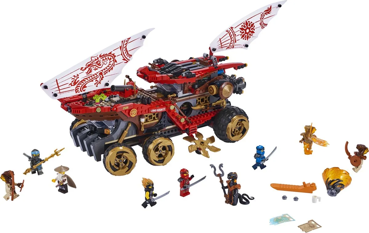 LEGO Ninjago Landbounty 70677 - 1178 Stukken - 9 Minifiguren - afbeelding 3 van 6