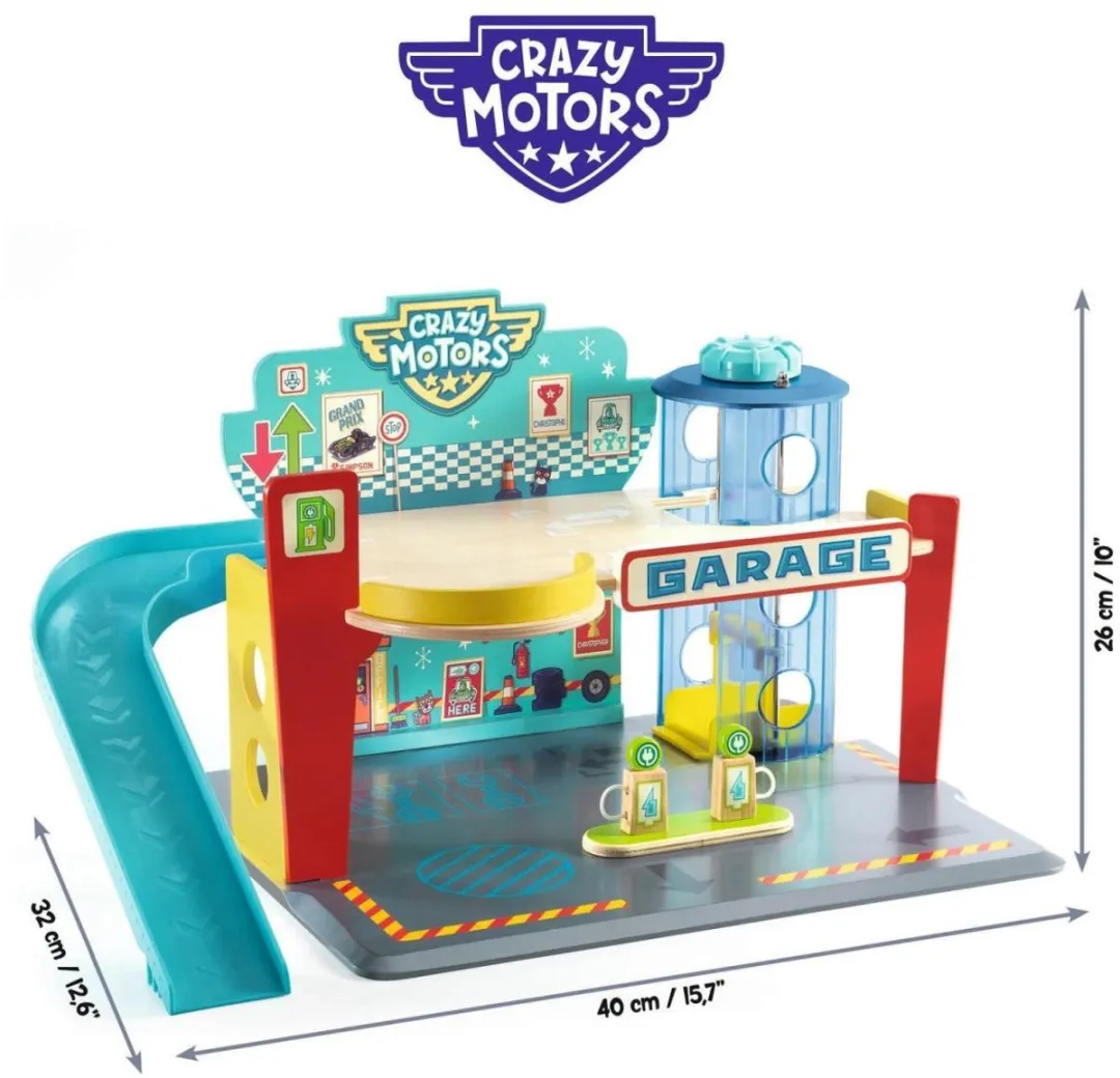 Djeco Crazy Motors Garage DJ05495 - Meerkleurig - afbeelding 5 van 6