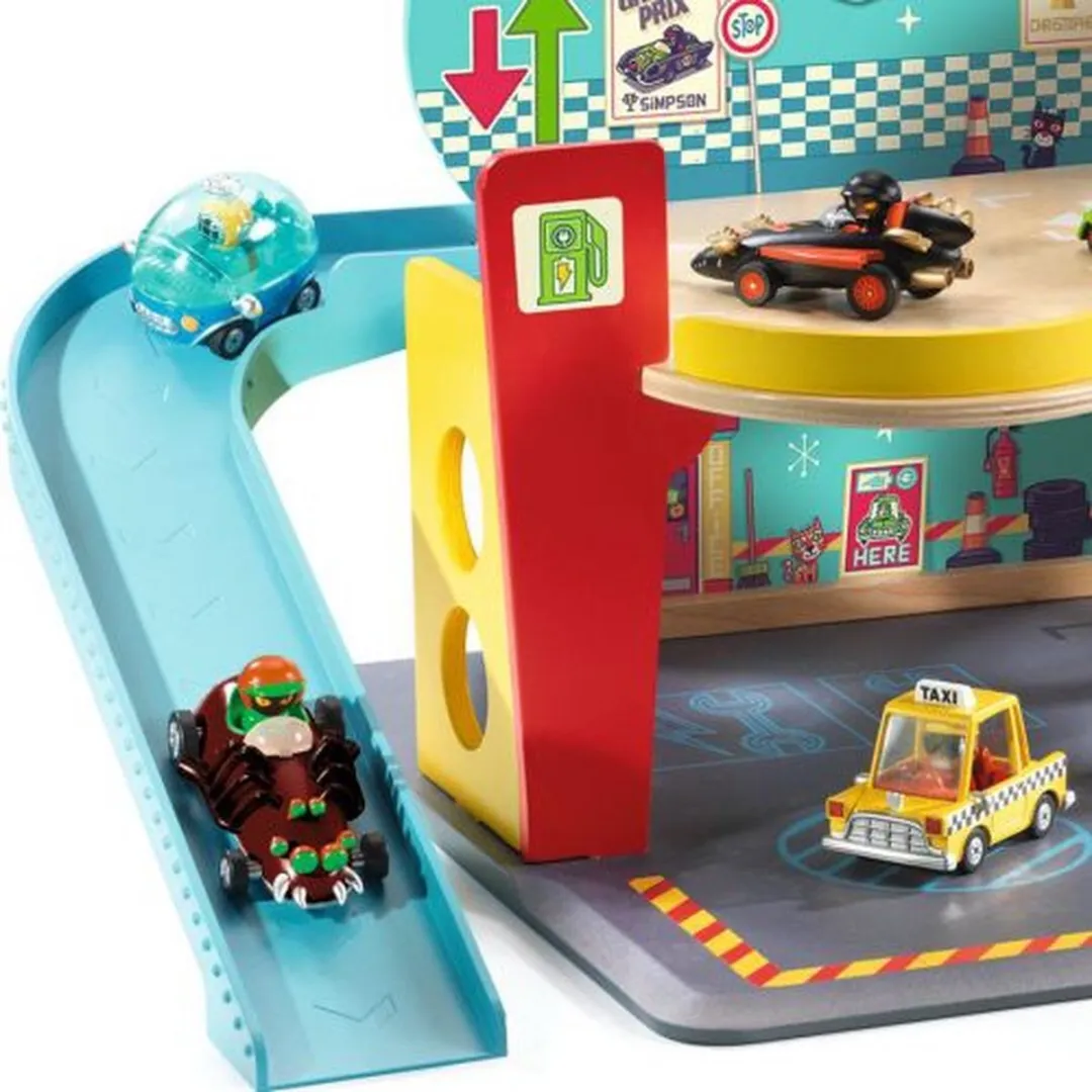 Djeco Crazy Motors Garage DJ05495 - Meerkleurig - afbeelding 2 van 6
