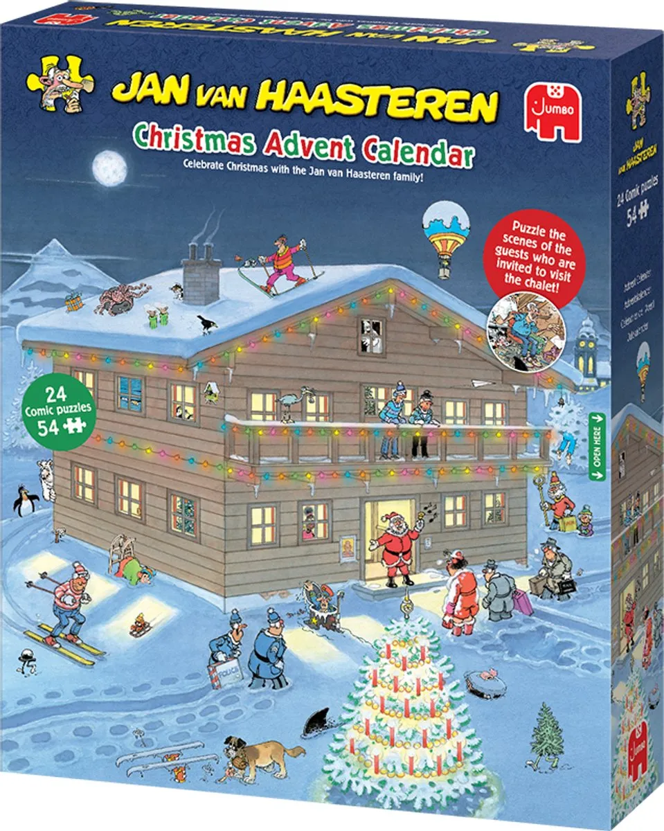 Jan van Haasteren Adventkalender 2025 - 24 Puzzels 54 Stuks - afbeelding 5 van 6