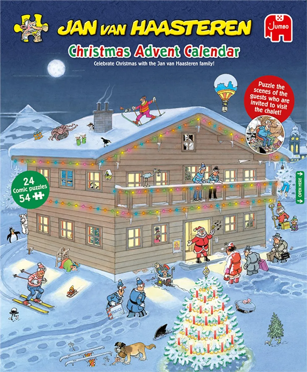 Jan van Haasteren Adventkalender 2025 - 24 Puzzels 54 Stuks - afbeelding 6 van 6