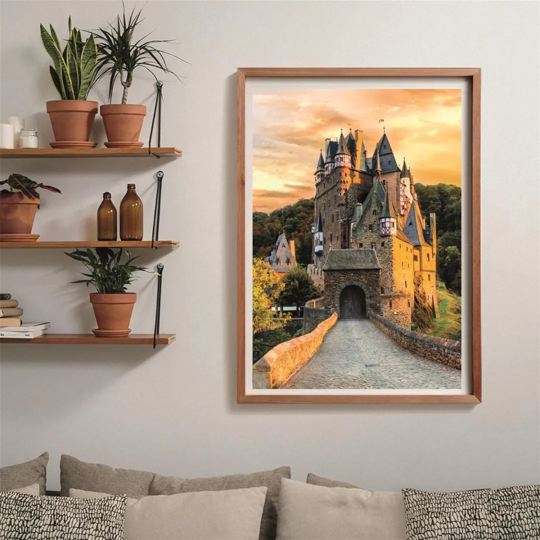 Clementoni Eltz Kasteel Gouden Uur Puzzel 1000 Stuks - Meerkleurig