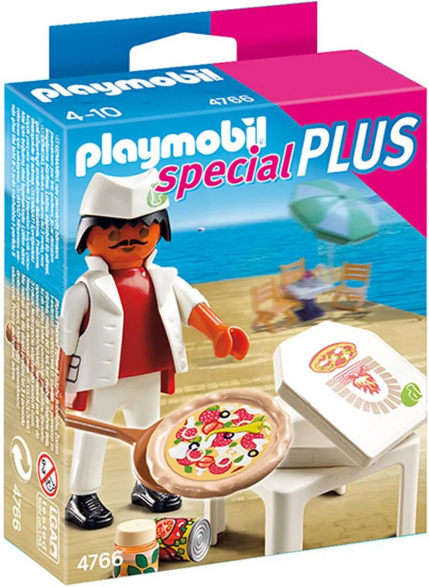 Playmobil Pizzaiolo 4766 - Pizzabakker Set