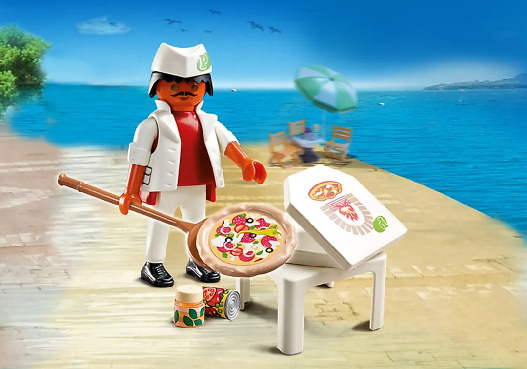 Playmobil Pizzaiolo 4766 - Pizzabakker Set