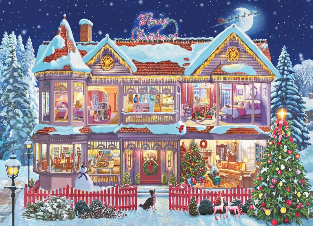 Eurographics Steve Crisp Kerstmis Legpuzzel 1000 Stuks - eu6000-0973