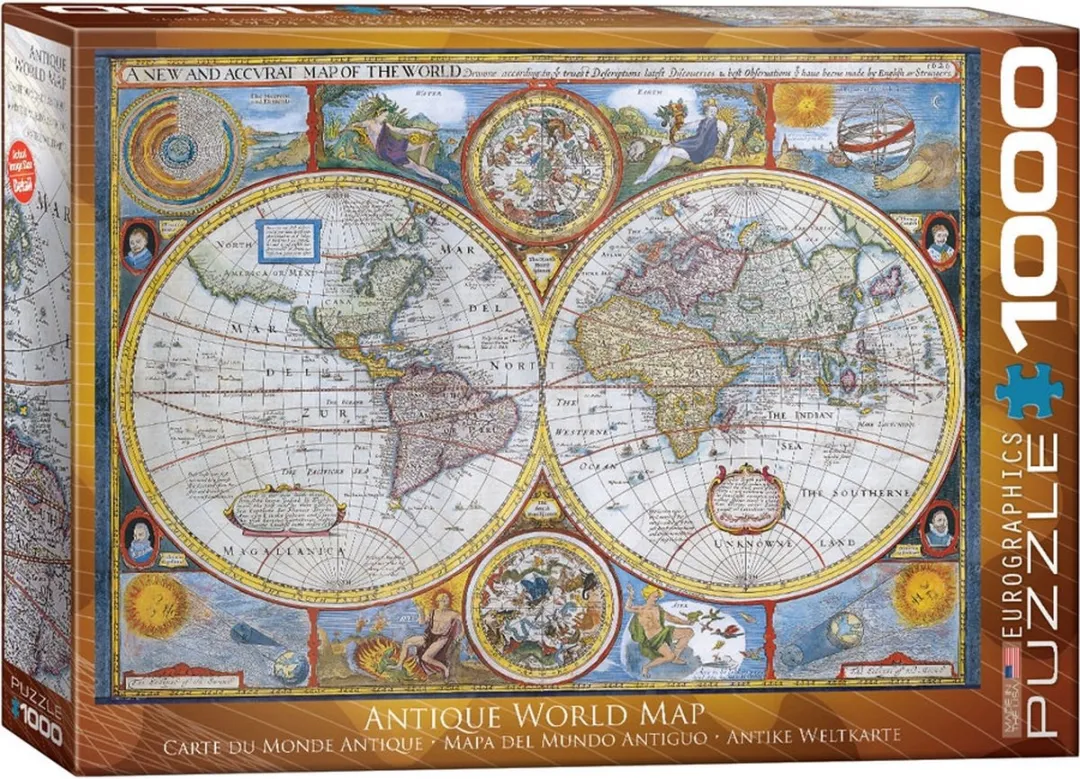 Eurographics John Speed Wereldkaart Legpuzzel 1000 Stuks
